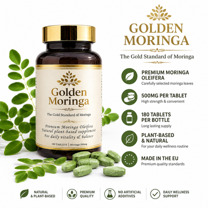 Moringa Oleifera 500mg 180 Tablets • Highest Quality 100% Natural